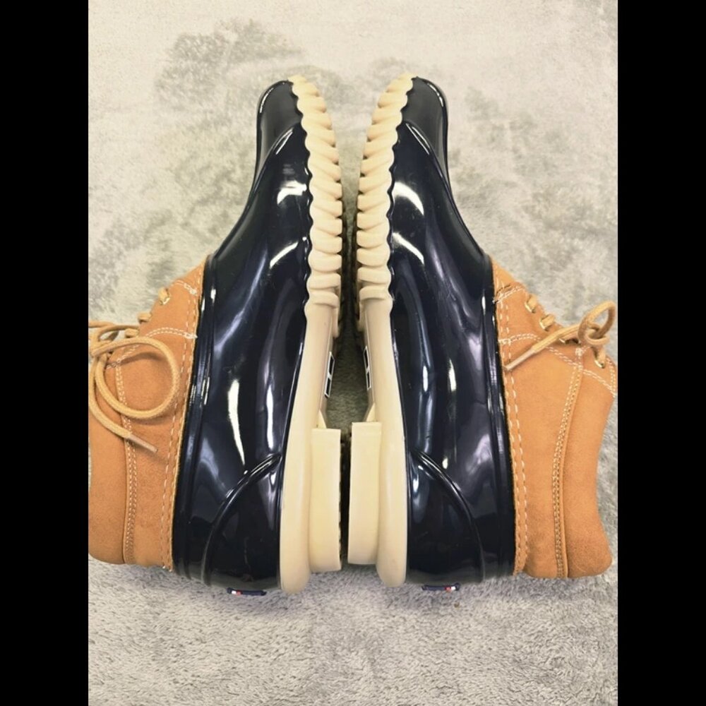 Tommy Hilfiger T-WHEAT-T‎ Boots Womens 7M Blue/Tan Rubber Clean! - Picture 14 of 15